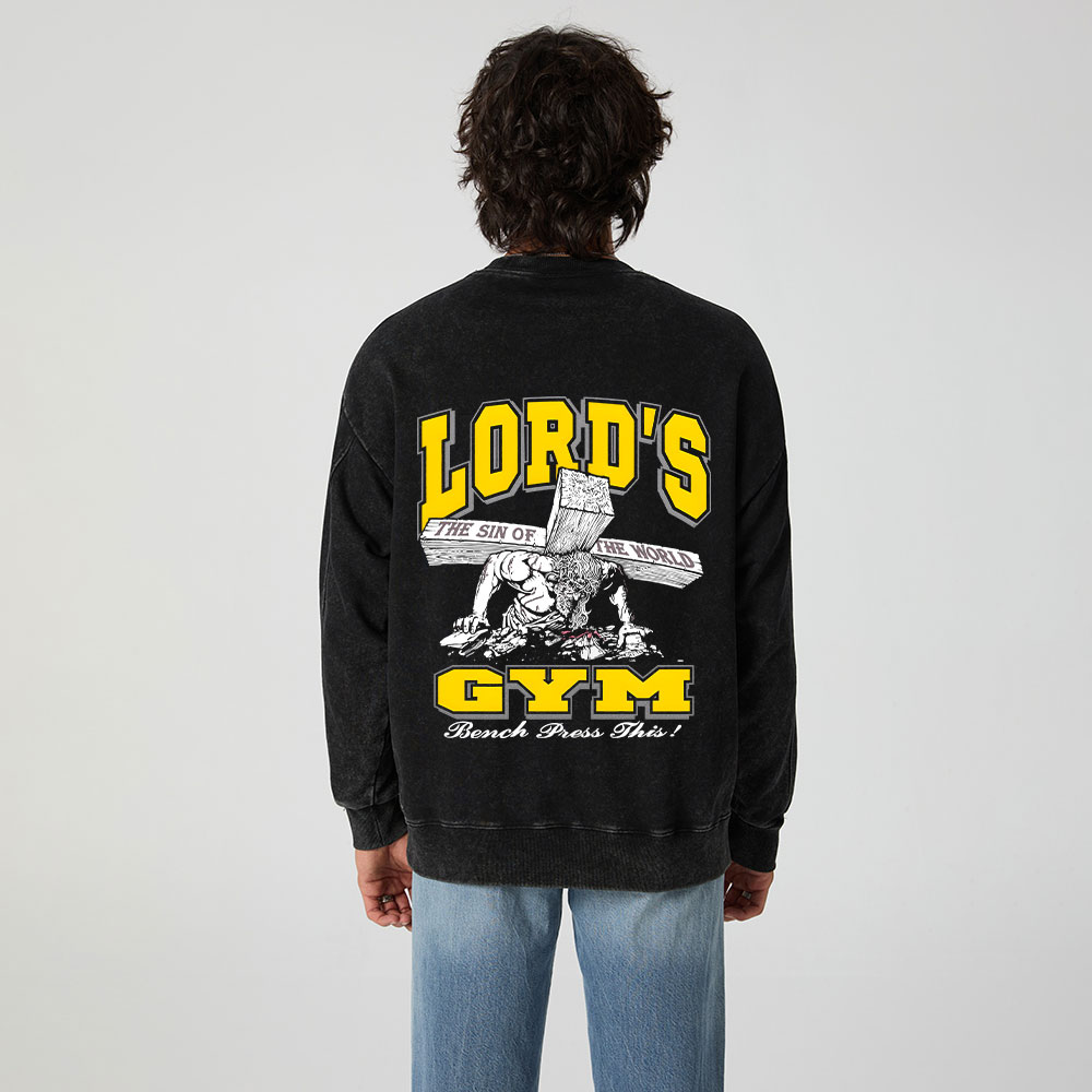 Lord's Gym Christian Washed Sweatshirt