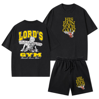Lord's Gym Christian Washed T-Shirt & Shorts