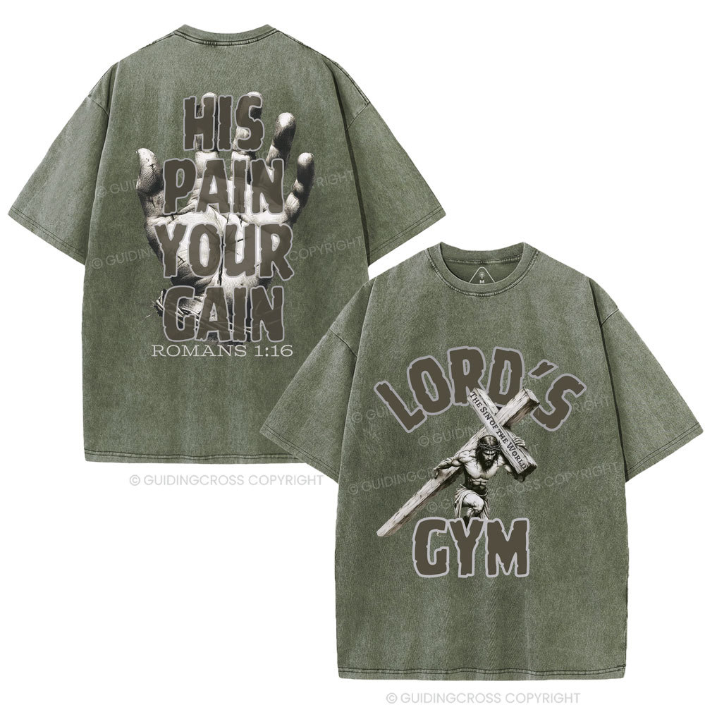Lord's Gym Christian Washed T-Shirt