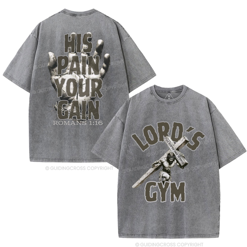 Lord's Gym Christian Washed T-Shirt