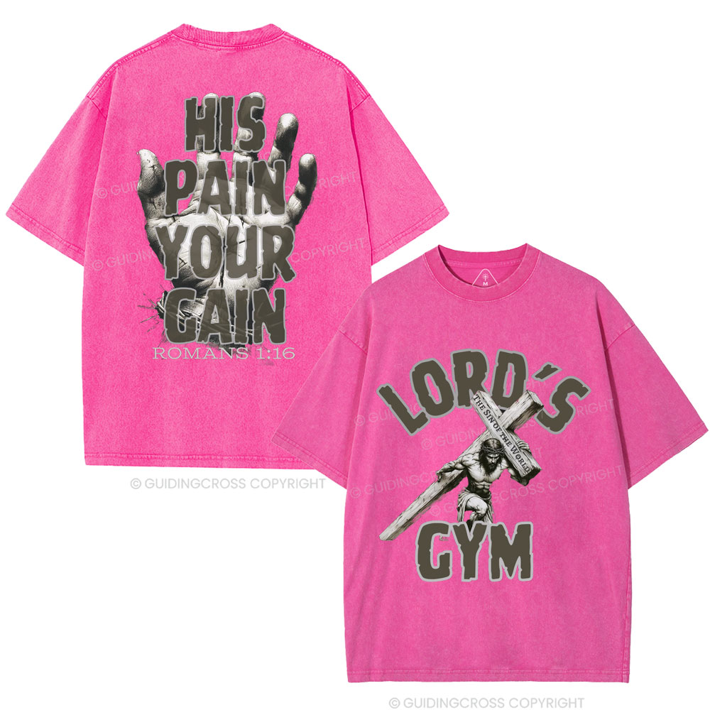 Lord's Gym Christian Washed T-Shirt