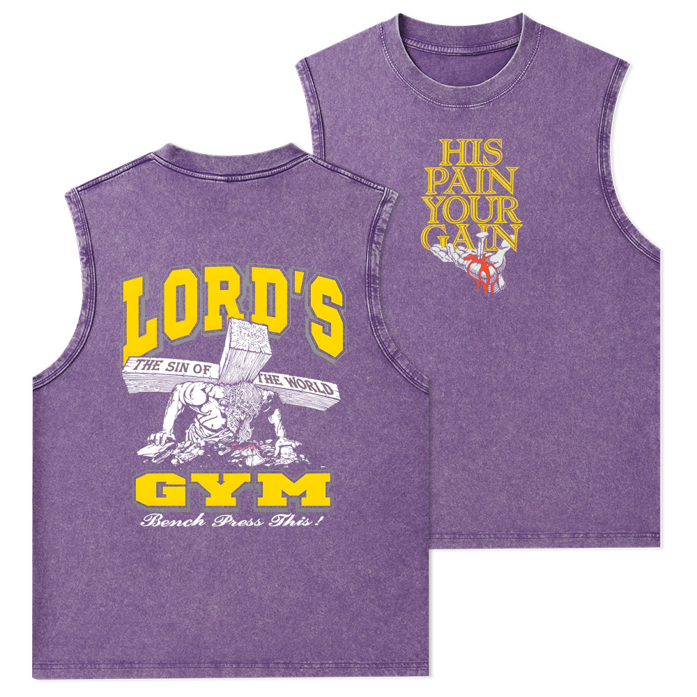 Lord's Gym Christian Washed Tank Top