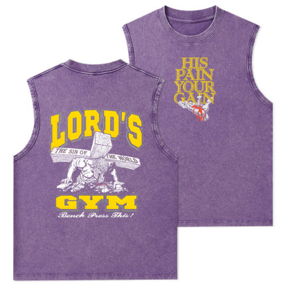 Lord's Gym Christian Washed Tank Top