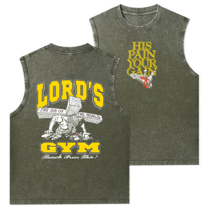Lord's Gym Christian Washed Tank Top