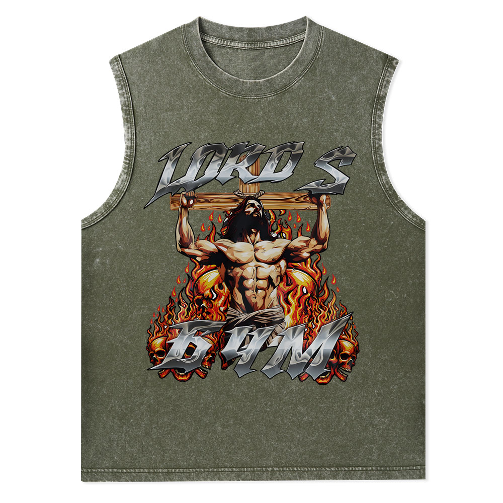 Lord's Gym Christian Washed Tank Top