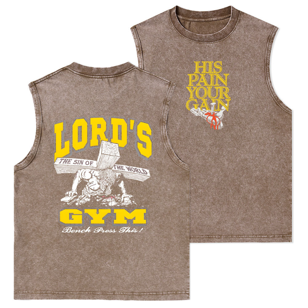 Lord's Gym Christian Washed Tank Top