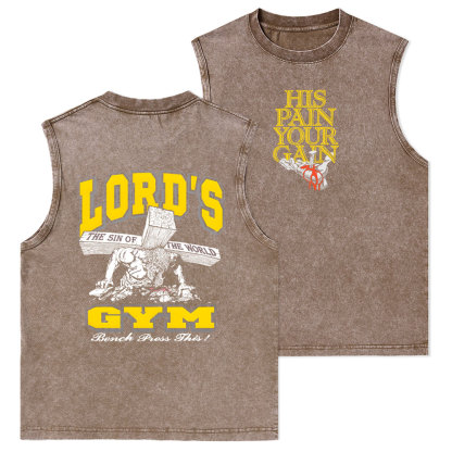 Lord's Gym Christian Washed Tank Top