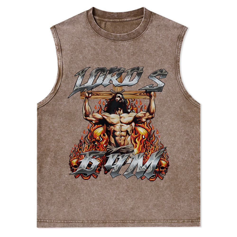 Lord's Gym Christian Washed Tank Top