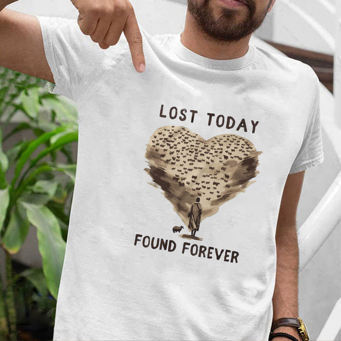 Lost Today Found Forever Christian T-Shirt