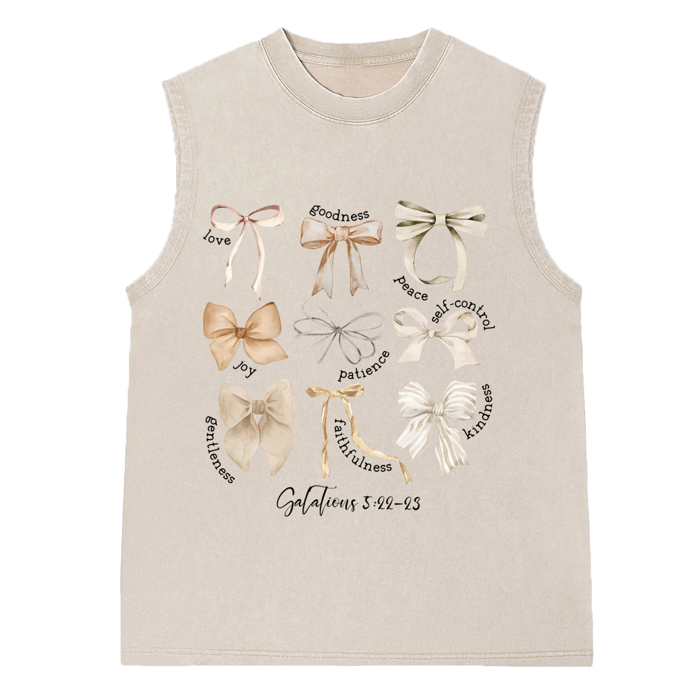 Love And Goodness Christian Washed Sleeveless Tee
