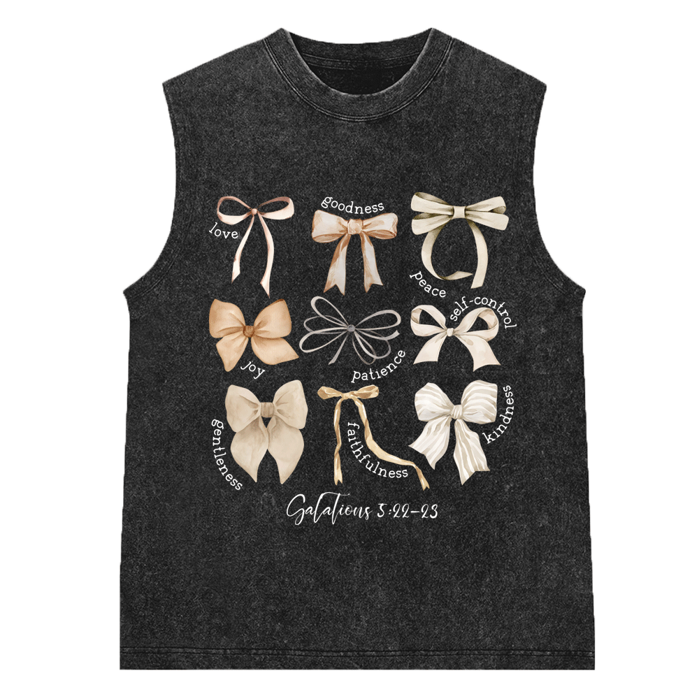 Love And Goodness Christian Washed Sleeveless Tee