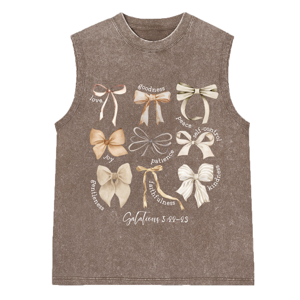 Love And Goodness Christian Washed Sleeveless Tee