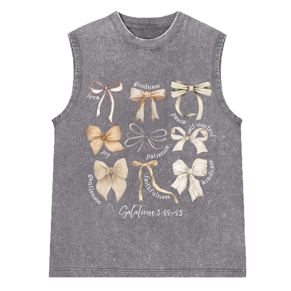 Kind Words Are Like Honey Christian Washed Sleeveless Tee Sale-GuidingCross