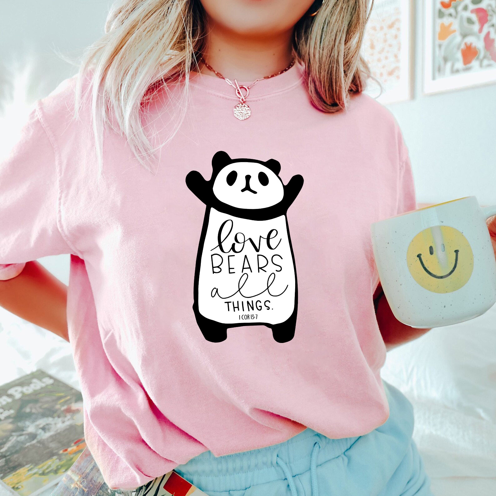 Love Bears All Things 1 COR 13:7 Christian T-Shirt