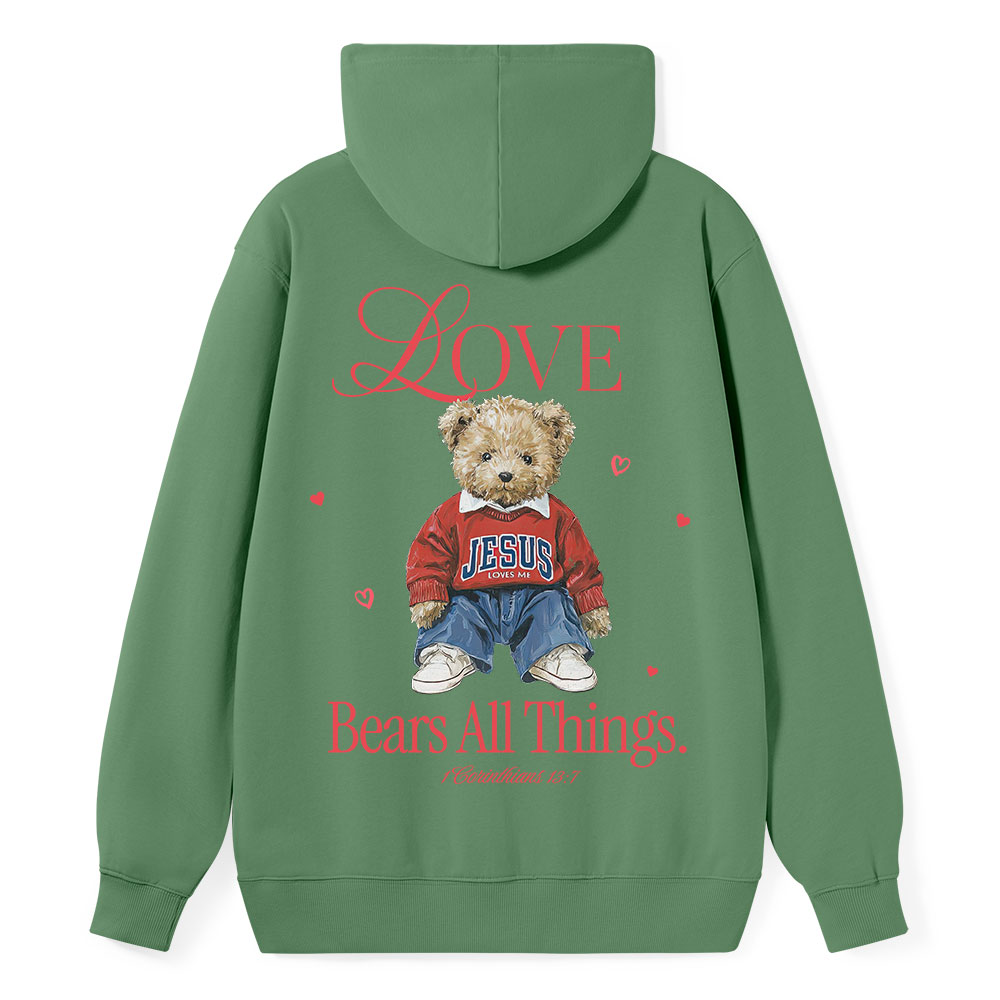 Love Bears All Things Christian Classic Hoodie