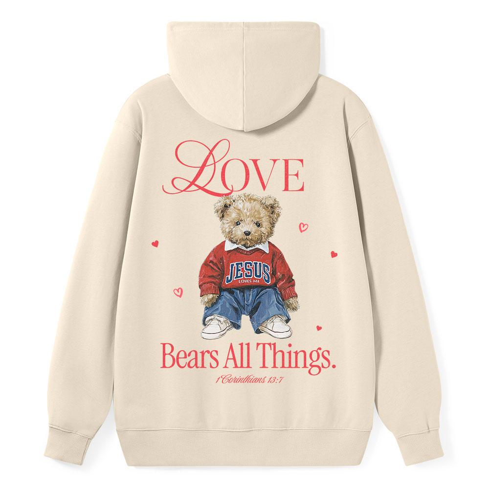 Love Bears All Things Christian Classic Hoodie