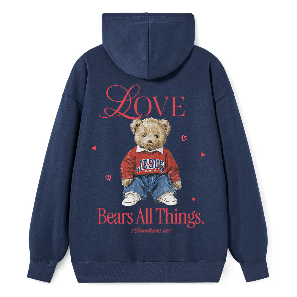 Love Bears All Things Christian Classic Hoodie