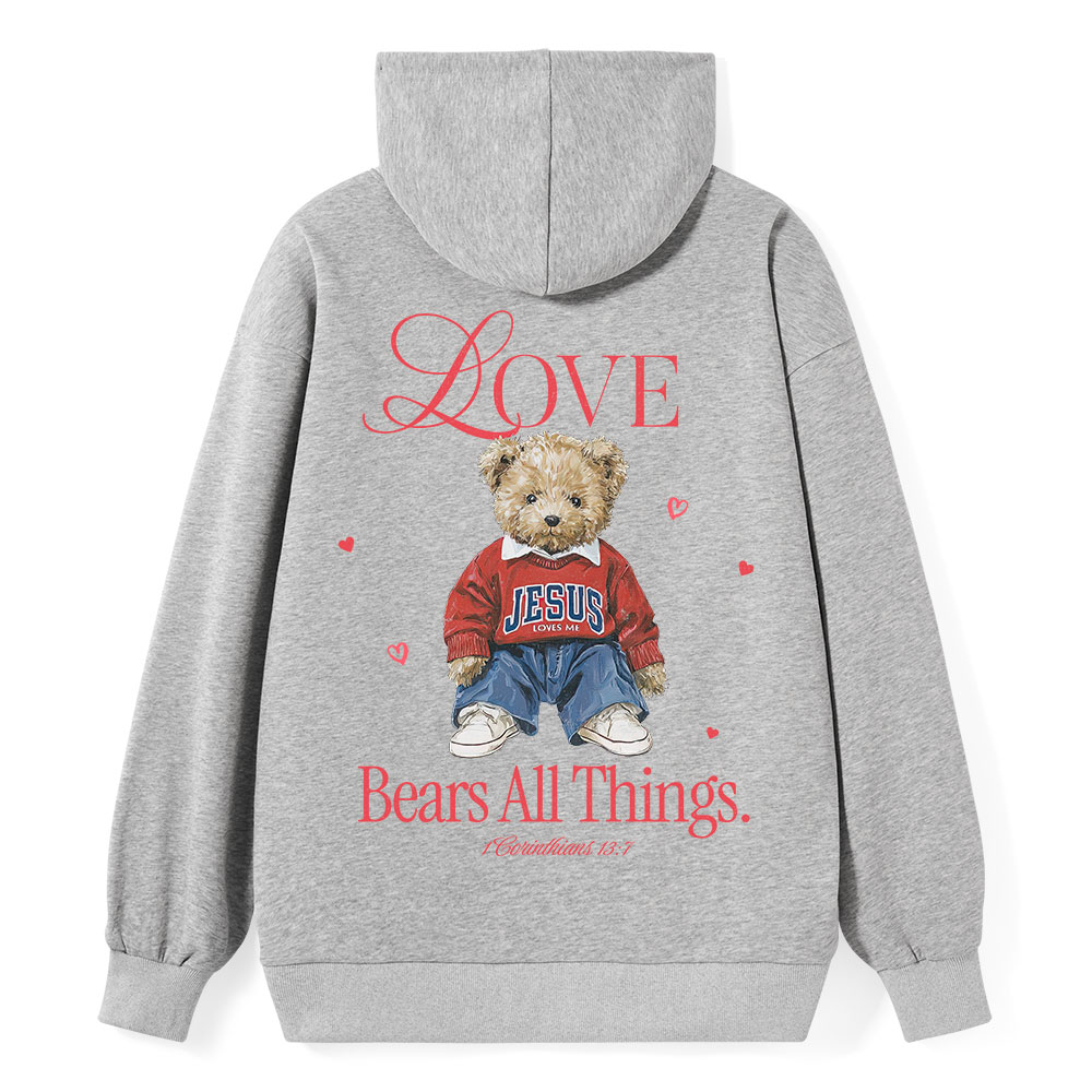 Love Bears All Things Christian Classic Hoodie