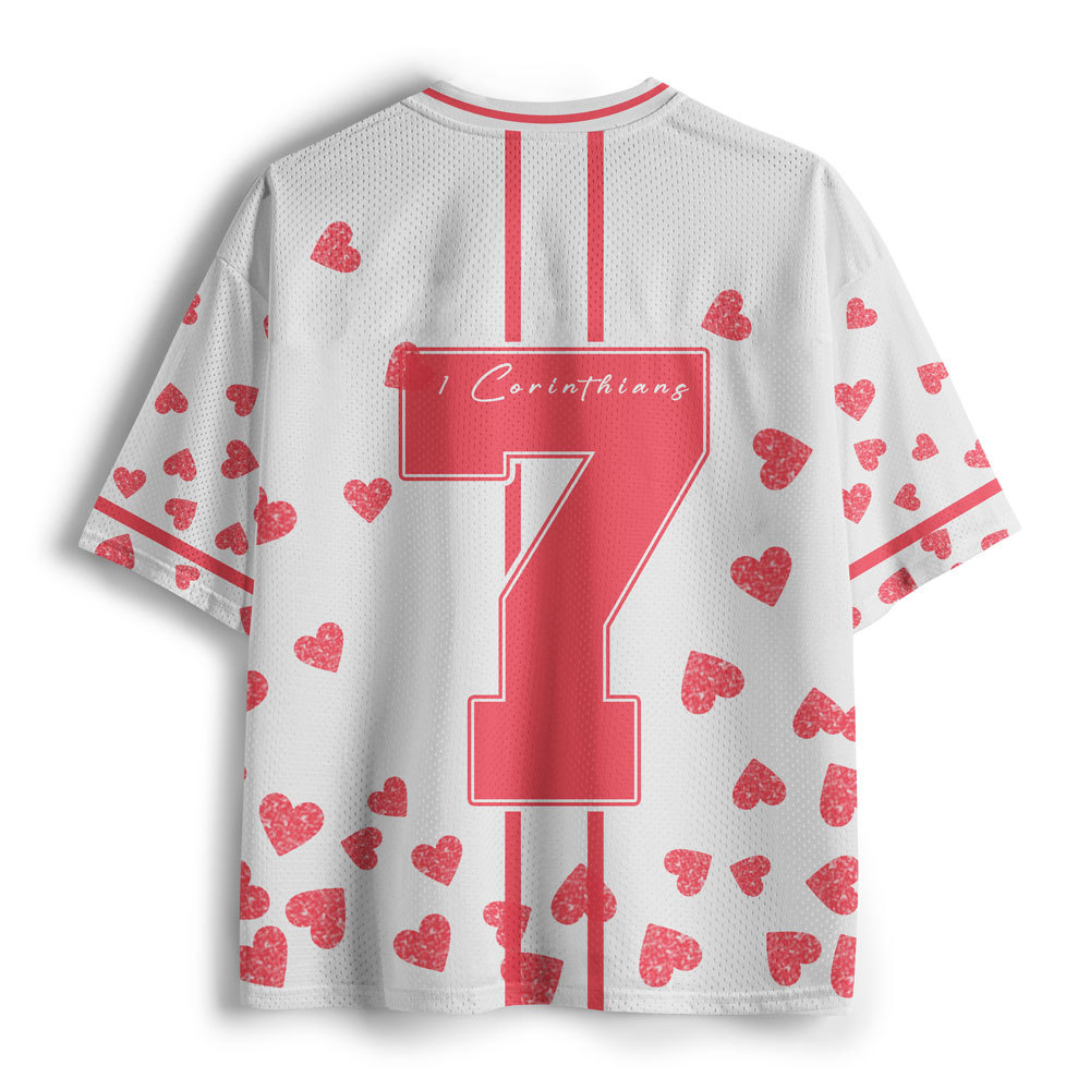 Love Bears All Things Christian Mesh Jersey