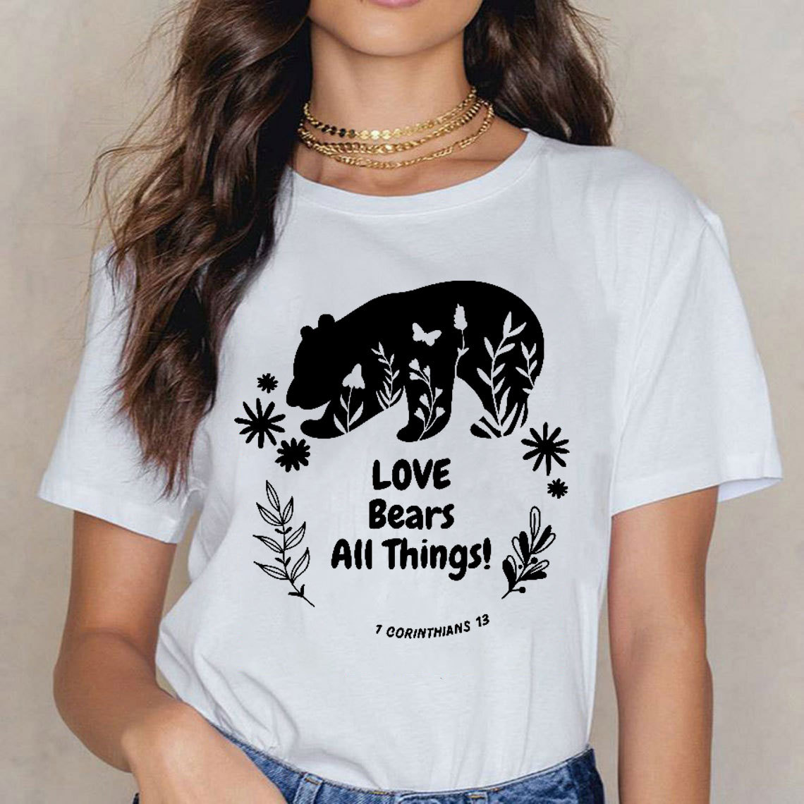 Love Bears All Things Christian T-Shirt