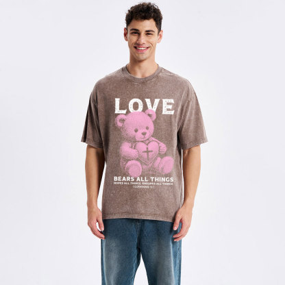 Love Bears All Things Washed T-Shirt