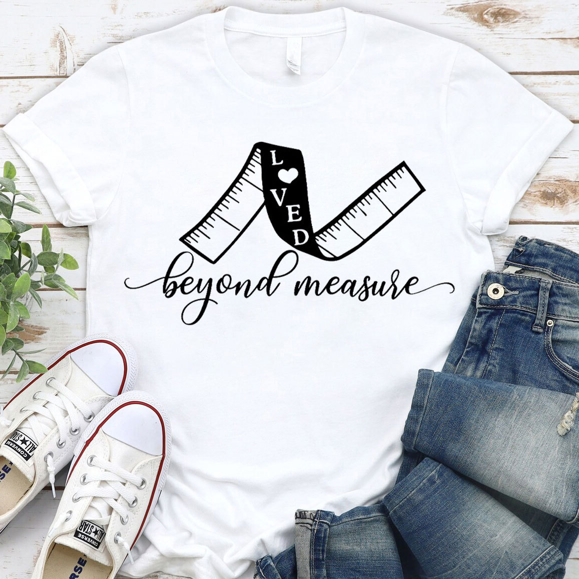Love Beyond Measure Christian T-Shirt