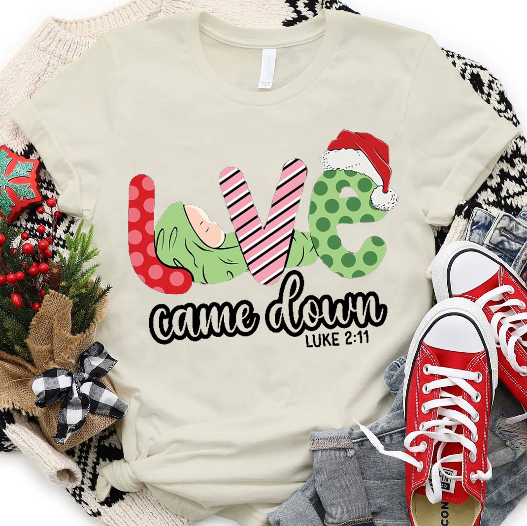Love Come Dawn Christian Christmas T-Shirt