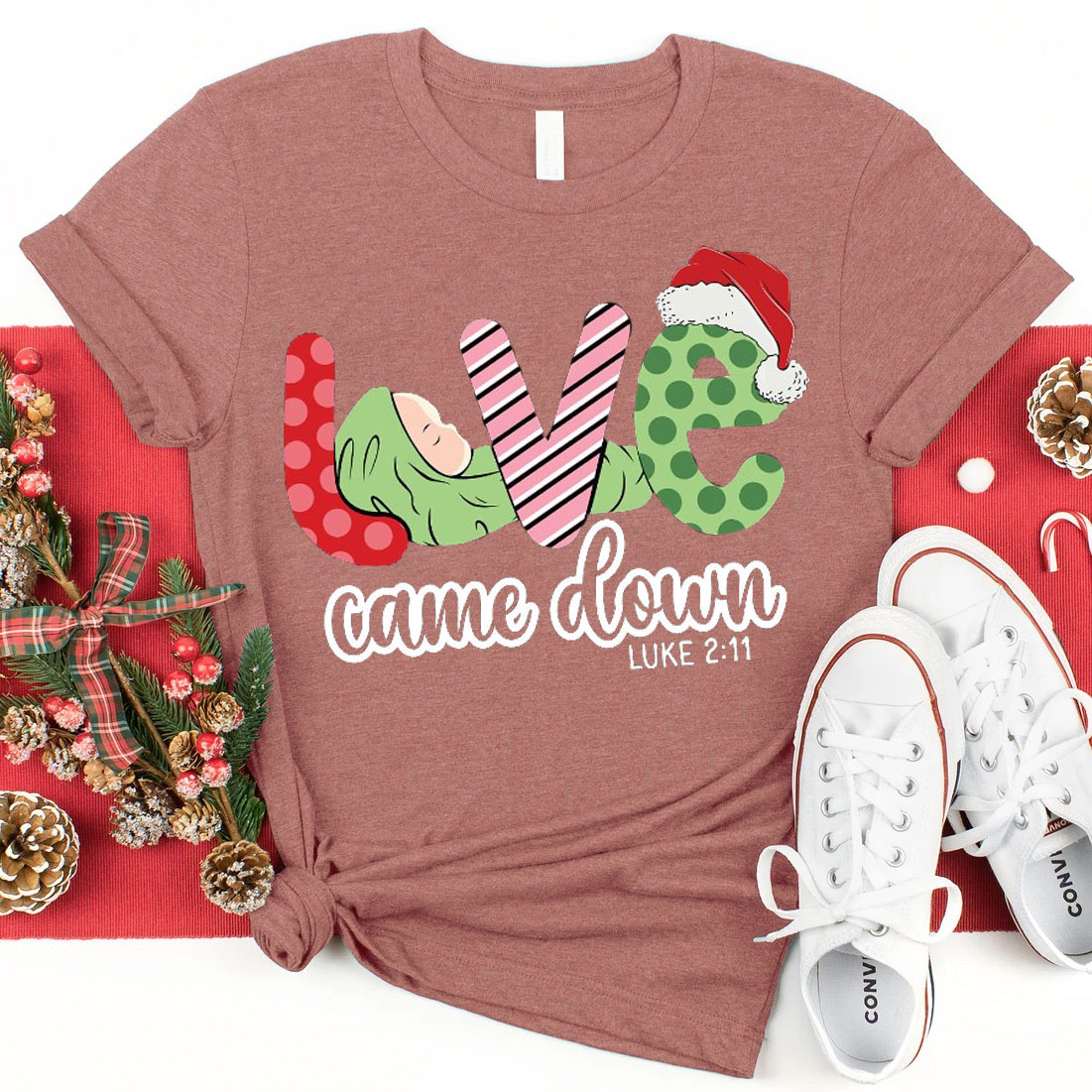 Love Come Dawn Christian Christmas T-Shirt