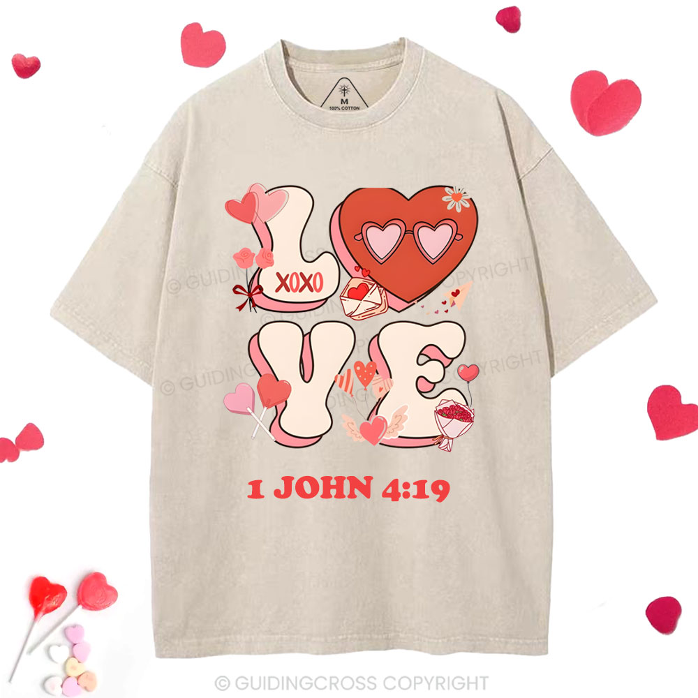 Love Forever And Always Christian Washed T-Shirt