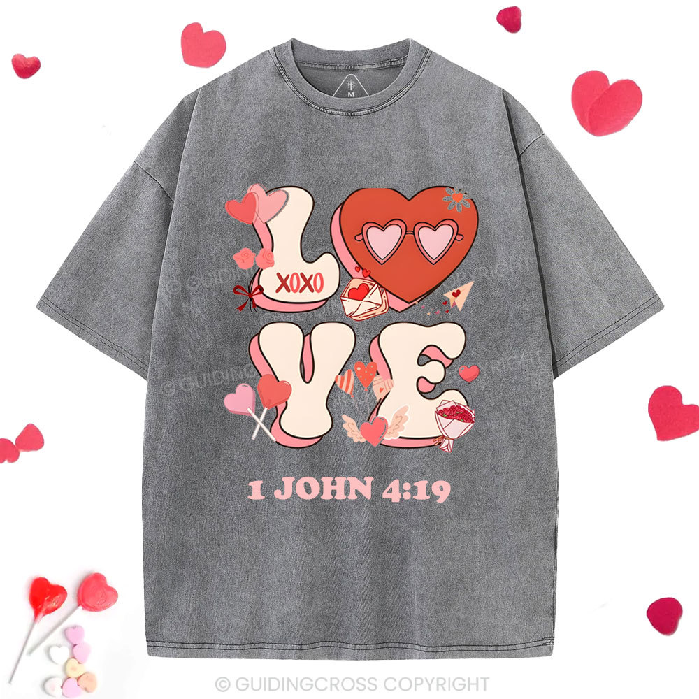 Love Forever And Always Christian Washed T-Shirt