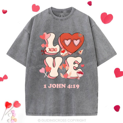 Love Forever And Always Christian Washed T-Shirt