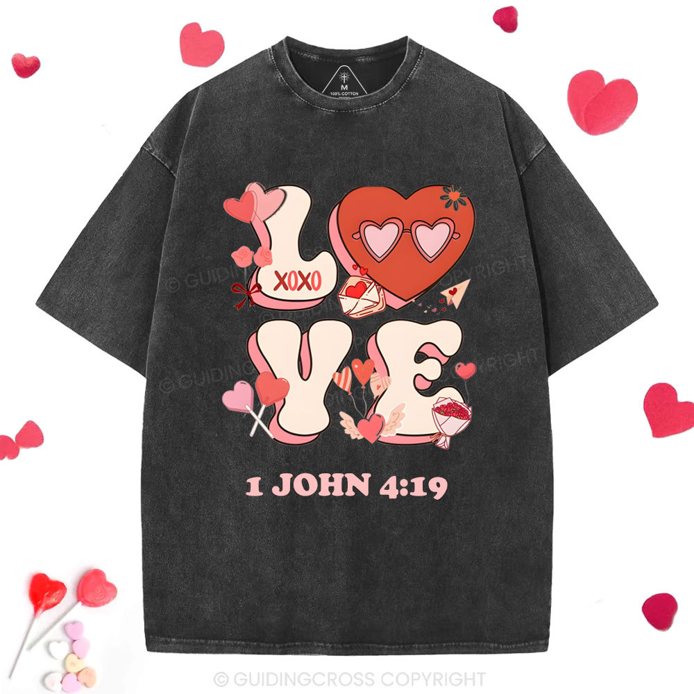 Love Forever And Always Christian Washed T-Shirt
