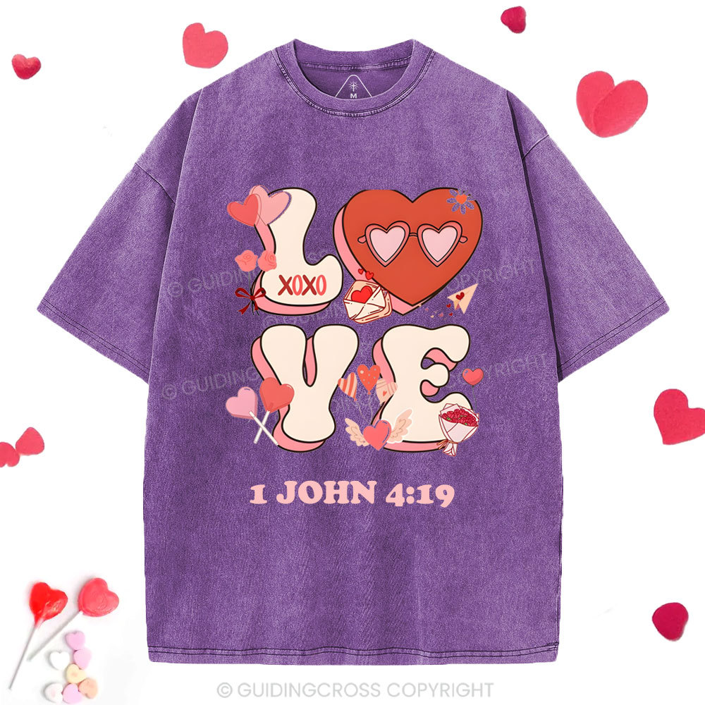Love Forever And Always Christian Washed T-Shirt