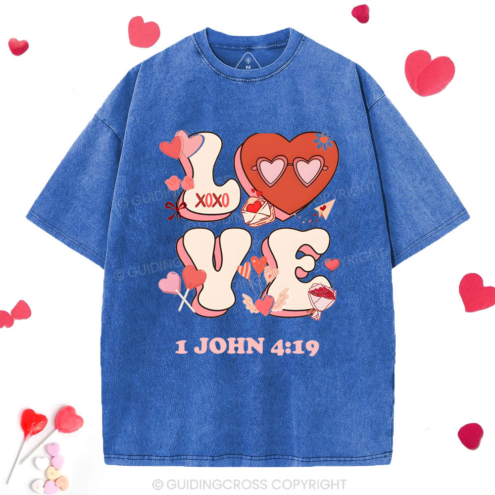 Love Forever And Always Christian Washed T-Shirt