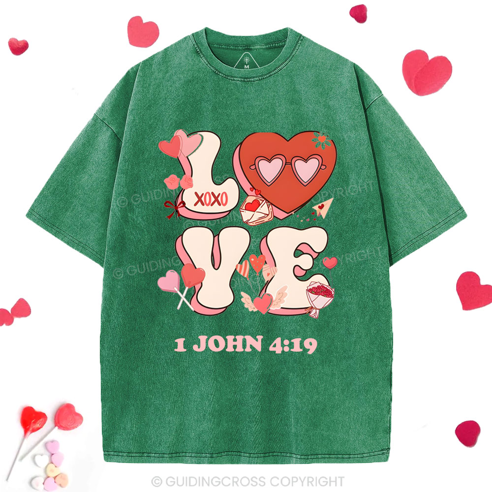Love Forever And Always Christian Washed T-Shirt