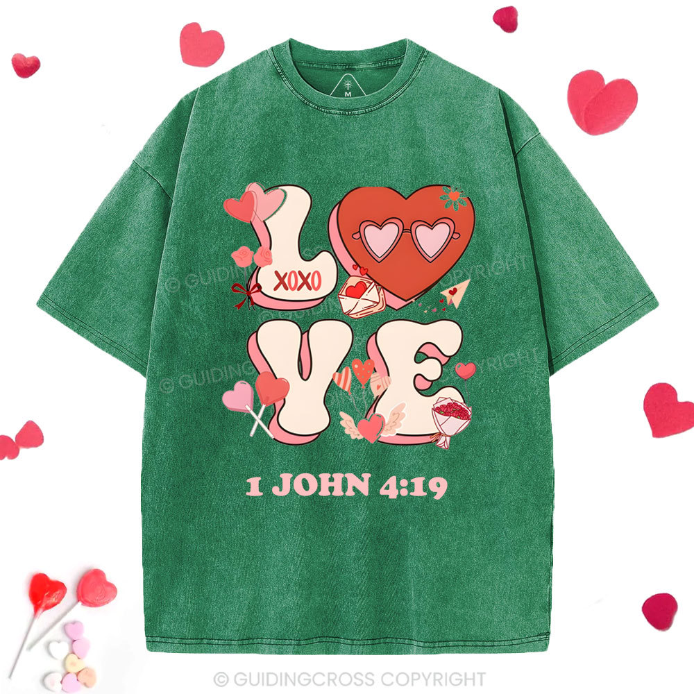 Love Forever And Always Christian Washed T-Shirt