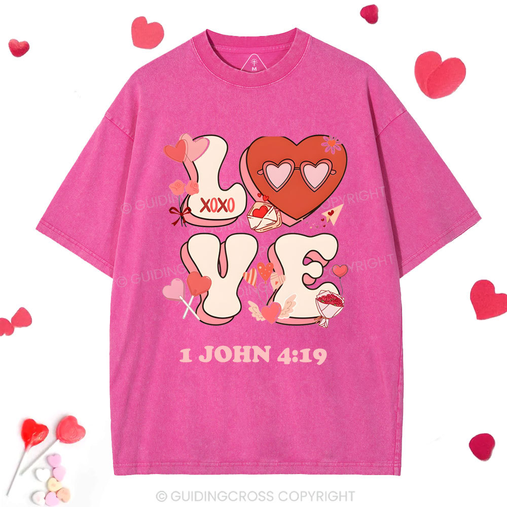 Love Forever And Always Christian Washed T-Shirt