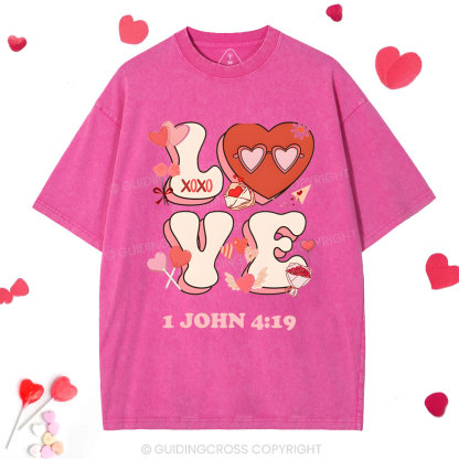 Love Forever And Always Christian Washed T-Shirt