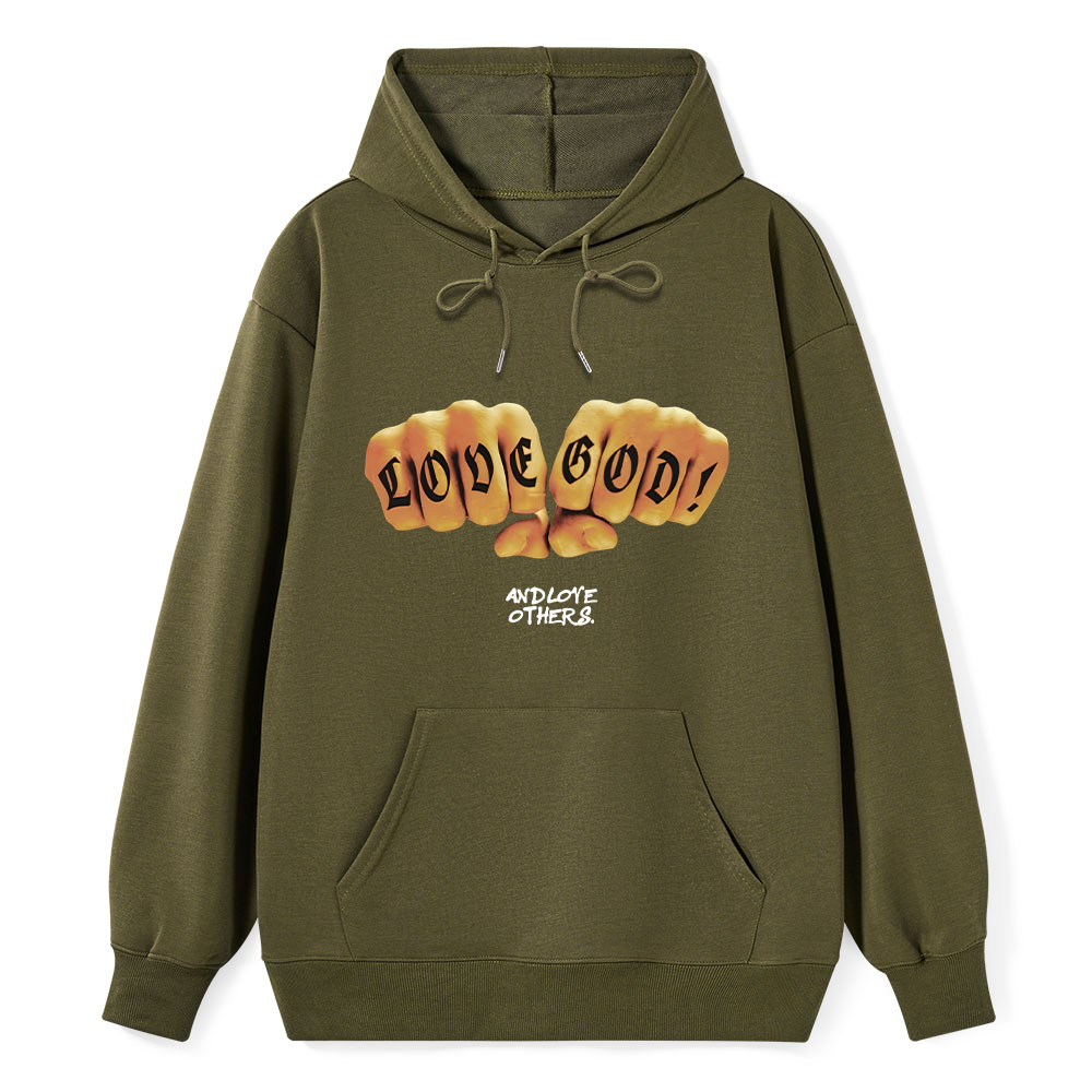 Love God Christian Classic Hoodie