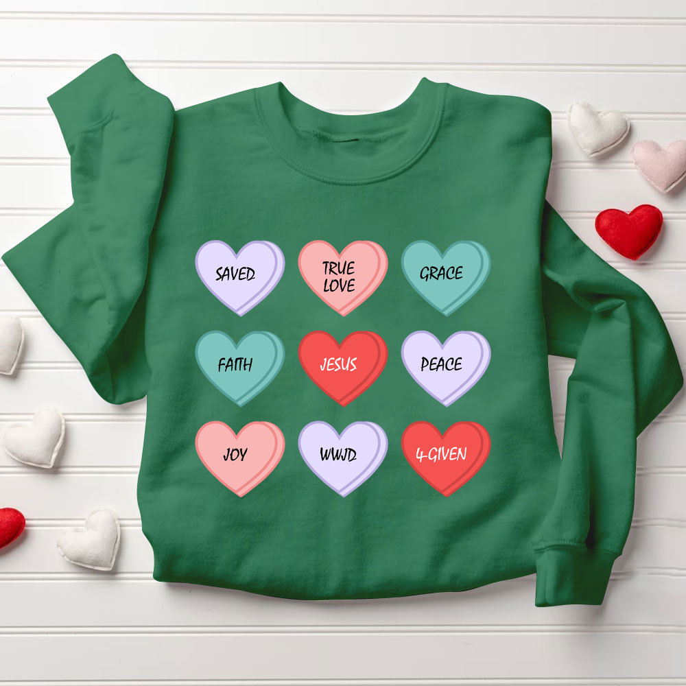 Love Heart Christian Sweatshirt