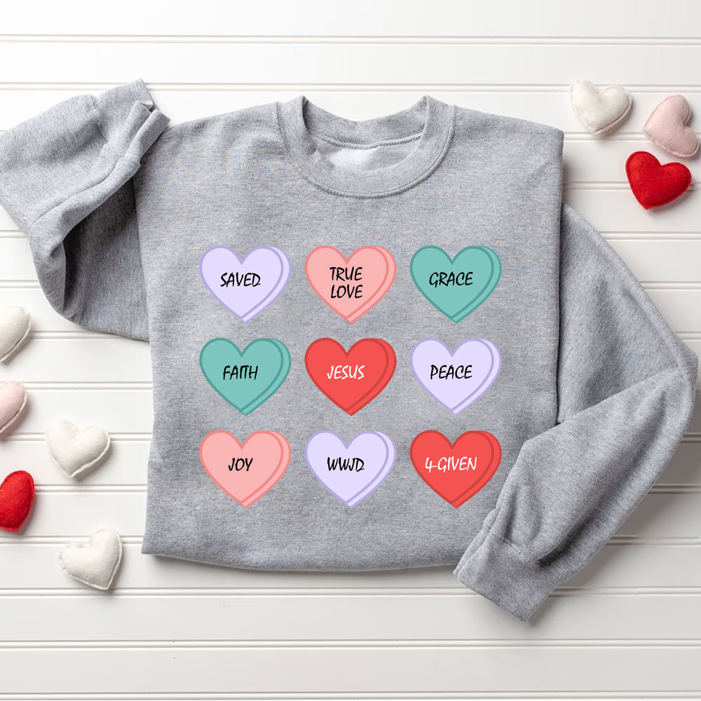 Love Heart Christian Sweatshirt