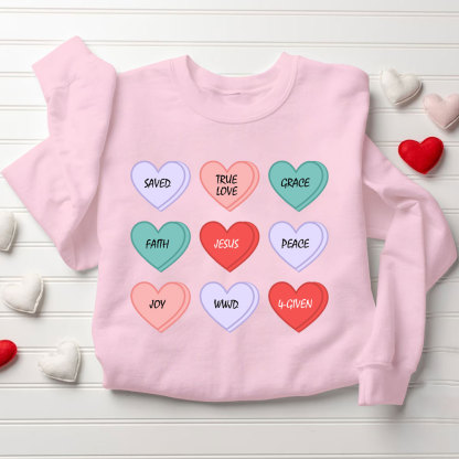 Love Heart Christian Sweatshirt