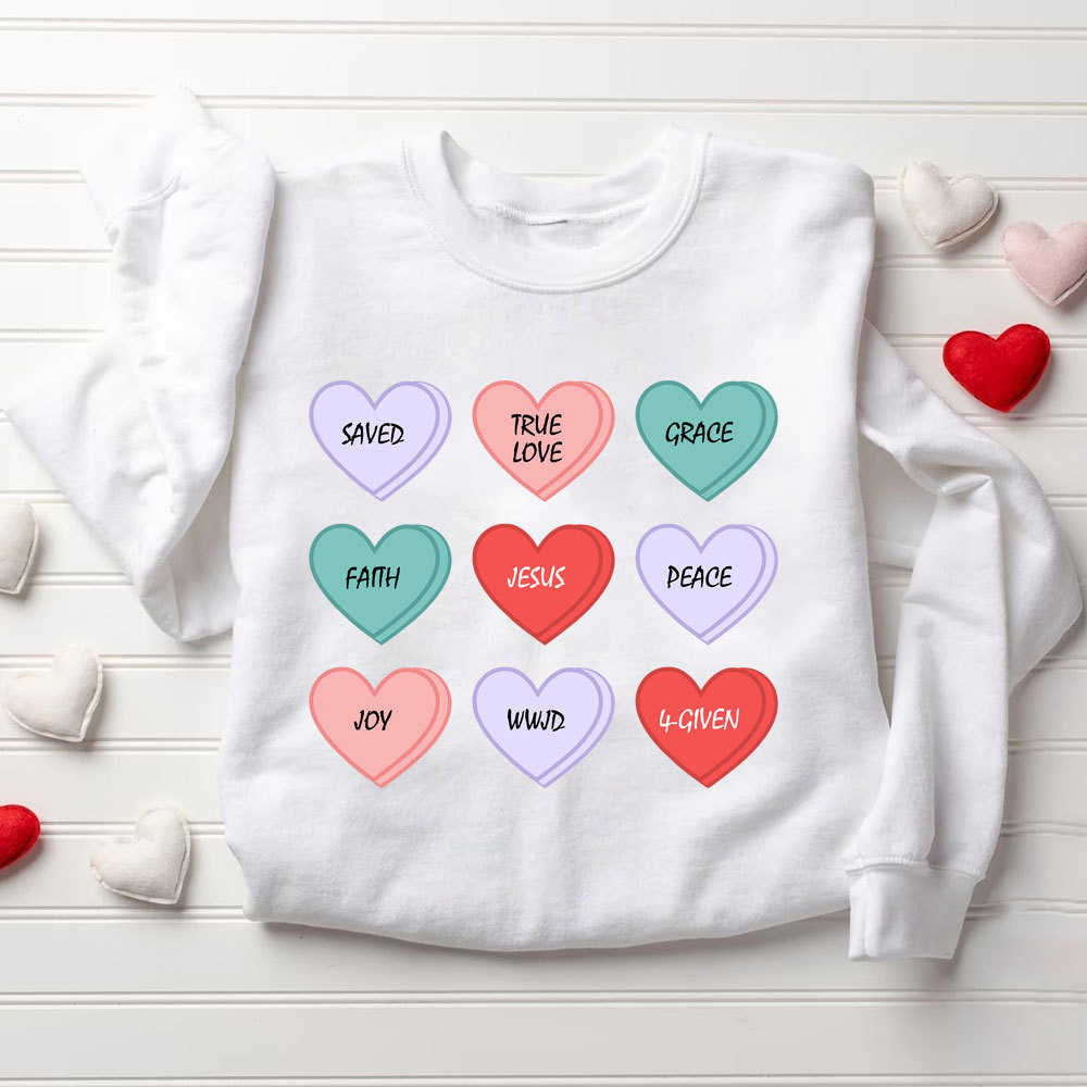 Love Heart Christian Sweatshirt