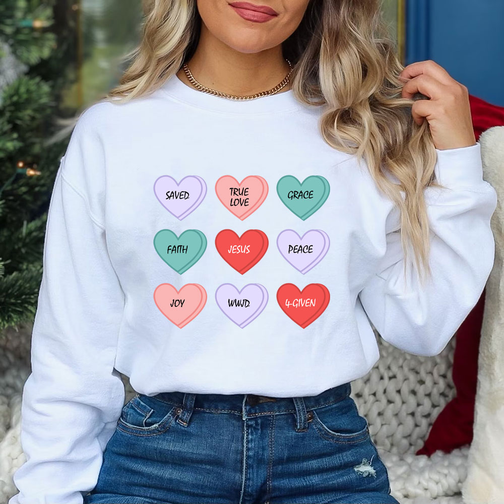 Love Heart Christian Sweatshirt