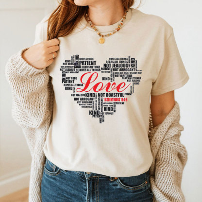 Love Heart Christian T-Shirt
