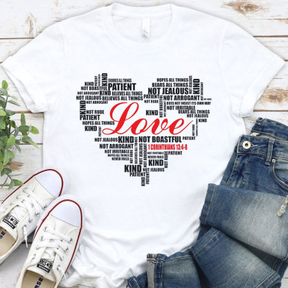 Love Heart Christian T-Shirt