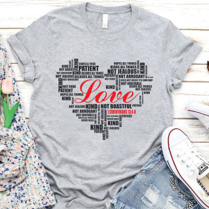 Love Heart Christian T-Shirt