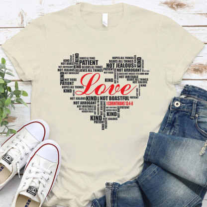 Love Heart Christian T-Shirt