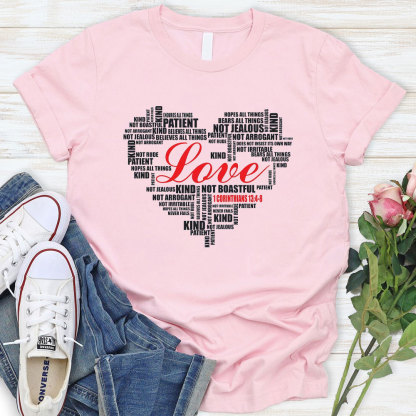 Love Heart Christian T-Shirt