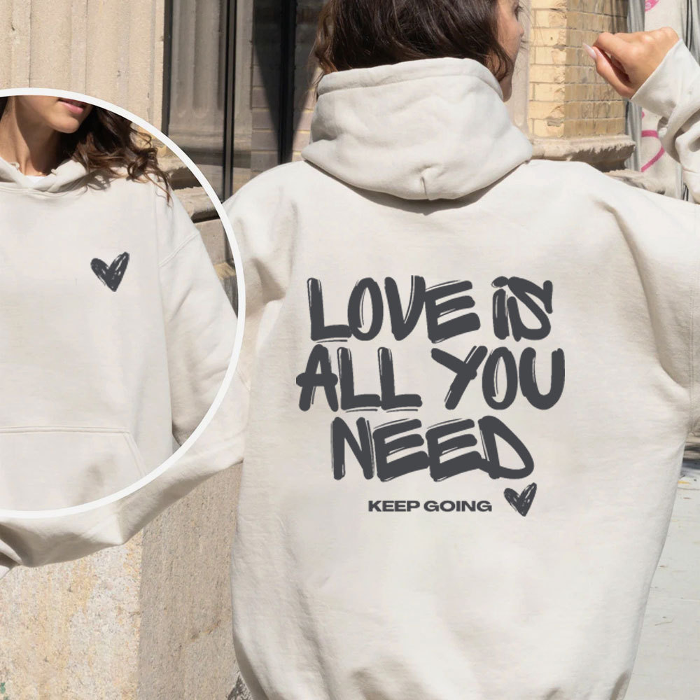 Love Is All You Need Christian Fleece Hoodie Set